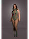 Διχτυωτό Bodystocking Δαντέλα Queen Size Xl-4xl Le Desir