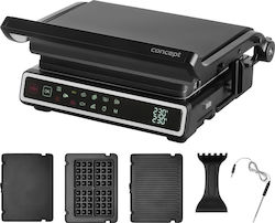 Concept Electric Grill with Smooth and Grooved Plates 2000W