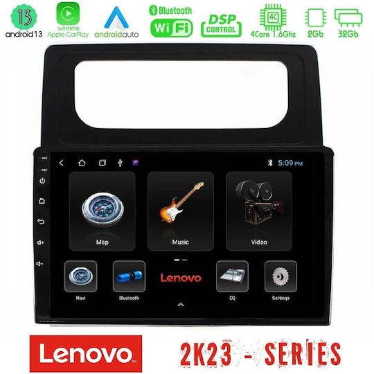 Lenovo Ηχοσύστημα Αυτοκινήτου για Volkswagen Caddy 2004-2014 (Bluetooth/USB/WiFi/GPS/Apple-Carplay/Android-Auto) με Οθόνη Αφής 10"