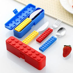 Pandaboo Set Baby Cutlery from Plastic in Case 2 Pieces