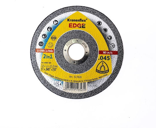 Disc De Lustruit Klingspor Margine 125x1.2x22.23mm Ext 317820