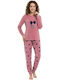 Cootaiya Winter Women's Pyjama Set Pink