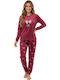 Cootaiya Winter Women's Pyjama Set Burgundy