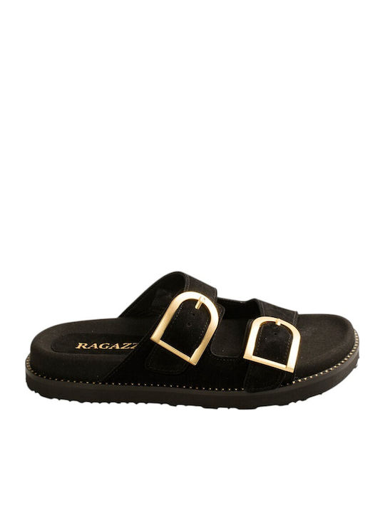 Damen Flatforms Schwarze