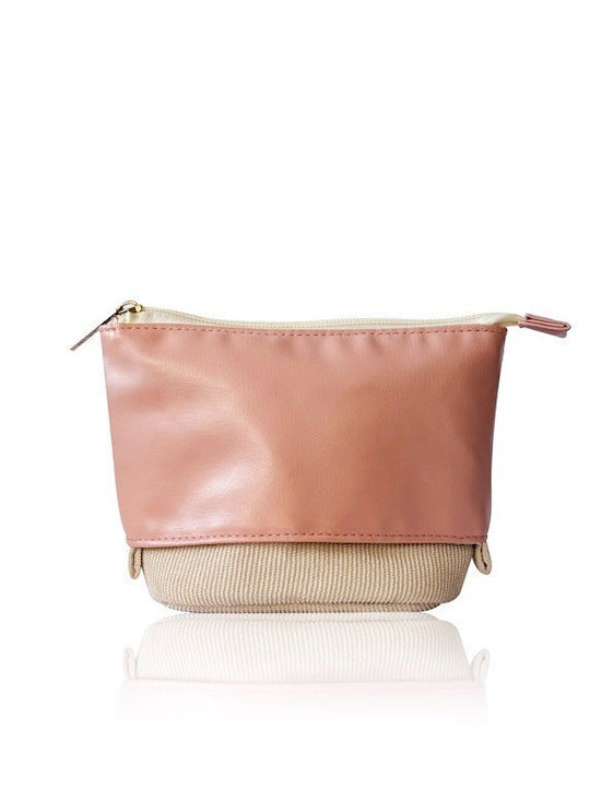 Несесер Сгъваем Cream Baby Pink 16,5x6,5x17cm Несесер Сгъваем Cream Baby Pink 16,5x6,5x17cm