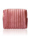 Νεσεσερ Βελουδινο Ραφες Dusty Pink 26x15x16cm