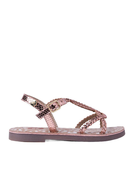 Gioseppo Anatomic Gold Sandals
