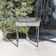 Metall-Holzkohlegrill 50x35 cm 3 mm Dicke Ext 9910