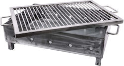 Charcoal Metal Grill Stainless Steel Mesh 50x35mm Zts 5485