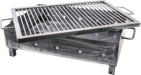 Grătar Cu Cărbune Metalic Plasă Din Oțel Inoxidabil 50x35mm Zts 5485