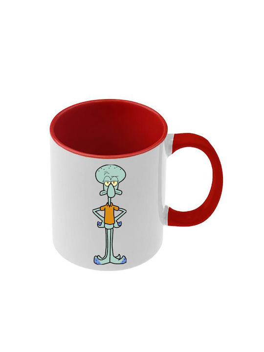SpongeBob Red Handle Interior Mug