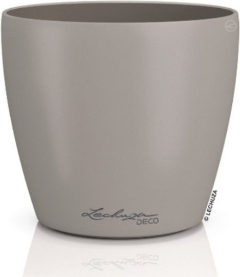 Lechuza Plastic Flower Pot Sand Brown 42x42x40cm