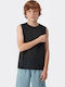 Kids Short-Sleeved Blouse Black