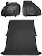 Rubber Floor Mats Trunk Set Mercedes Citan 3 Pieces