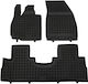 Omoda 9 2025+ Super Hybrid Phev Black Rubber Car Mats Raised Sides Rezaw Plast 3 Pieces