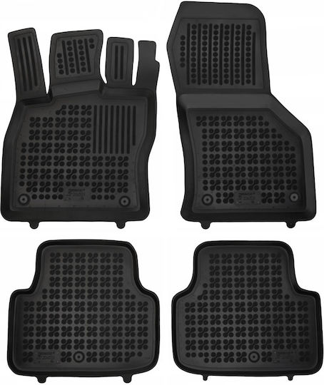 Cupra Leon Sportstourer Facelift 2024+ Black Rubber Car Mats Raised Sides Rezaw Plast 4 Pieces