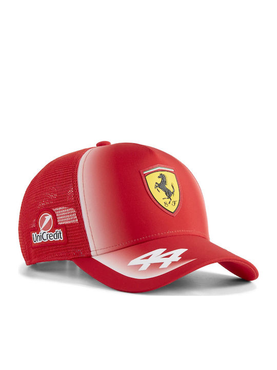 Ferrari Trucker Cap Team Lewis Hamilton Puma Red
