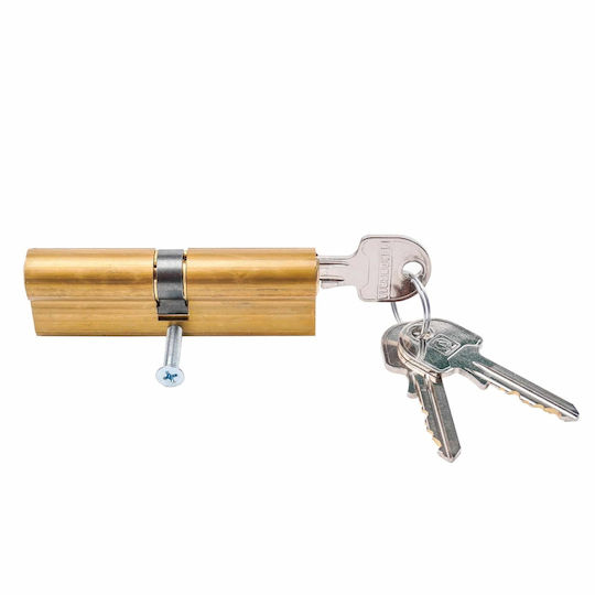 Cylinder Lock 80mm (40-40) with 3 Keys