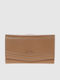Large Leather Women's Wallet with RFID Beige