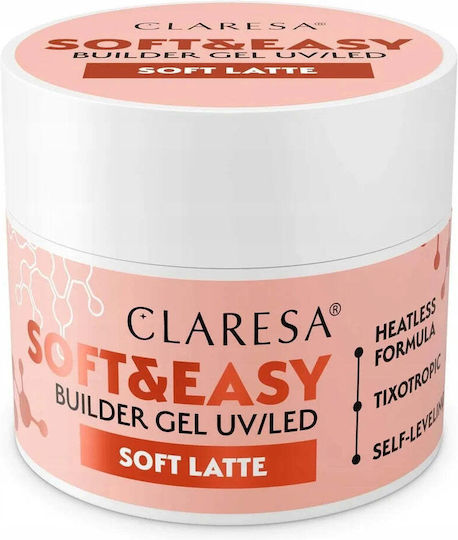 Claresa Easy Builder Gel Νυχιών Soft Latte 45gr
