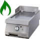 Oztiryakiler Kommerzielle Gasgrillplatte Chrom 40x90x28cm 9kW mit Wohnungsplatte
