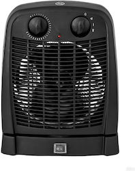 Emerio Αερόθερμο Δωματίου Δαπέδου Μαύρο 2000W