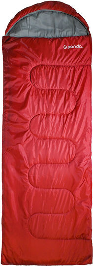 Panda Sleeping Bag Single 2 Seasons Ranger Plus Burgundy