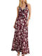 Summer Maxi Dress for Wedding - Christening Red