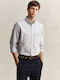 Long Sleeve Cotton Shirt in Regular Fit Gray