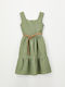 Girls Dress Sage Green