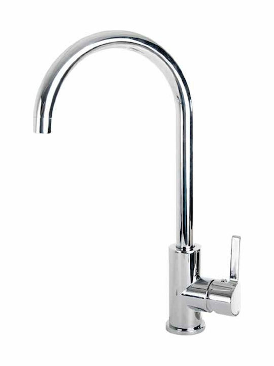 Elleci Kitchen Faucet Counter Silver