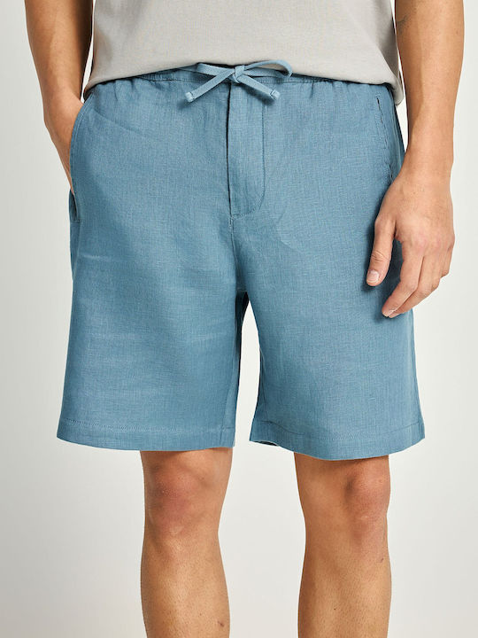 Funky Buddha Ανδρική Βερμούδα Chino Μπλε