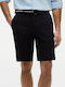 Herren Shorts Chino Schwarz