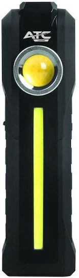 ATC Rechargeable Workshop LED Flashlight with Brightness up to 300lm