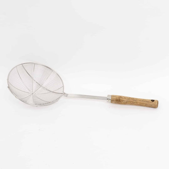 Rostfreier Stahl Servierlöffel Spinnensieb Untiefe 41cm