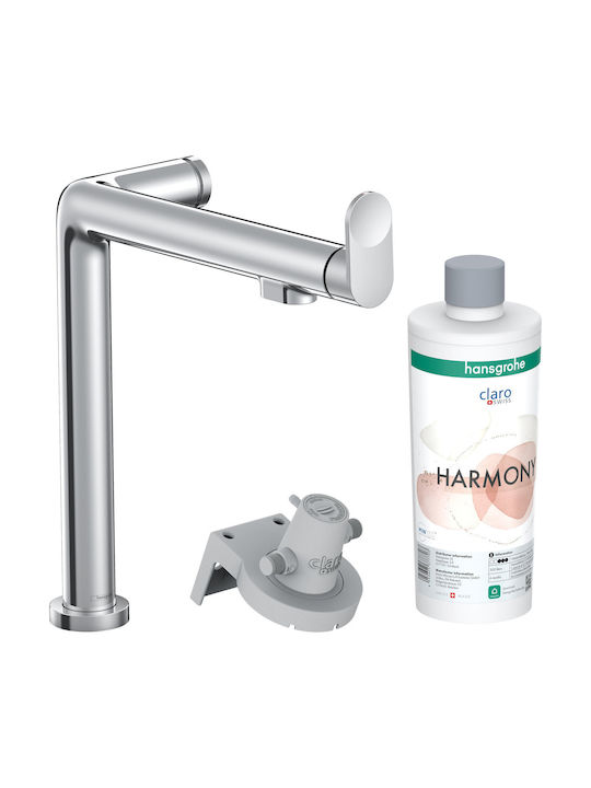 Hansgrohe Μπαταρία Κουζίνας Πάγκου Ασημί