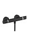 Hansgrohe Thermostatic Black Shower Mixer Faucet