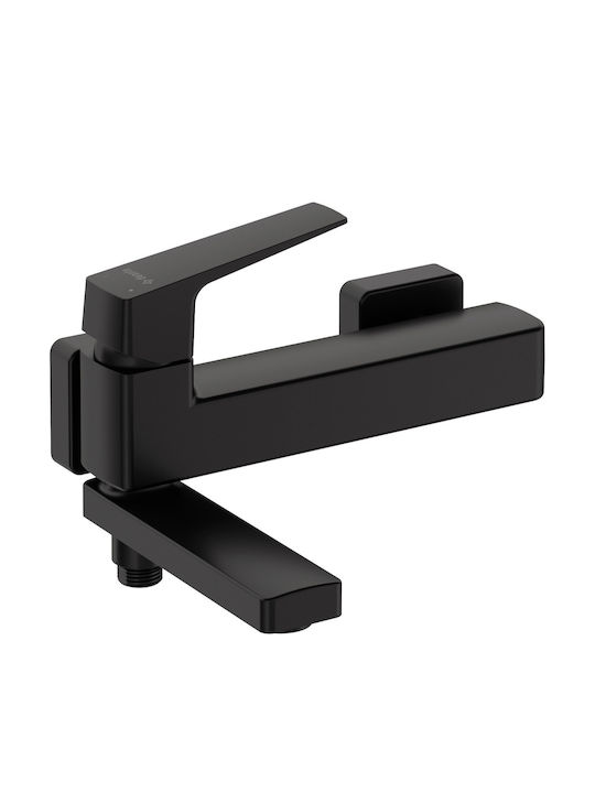 Deante Thermostatic Black Bathtub Mixing Faucet