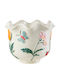 Butlers Wild Flower Pflanzentopf Keramik Weiß 26x26cm