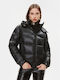 Jachetă Puffer Lungă de Damă pentru Iarnă Negru