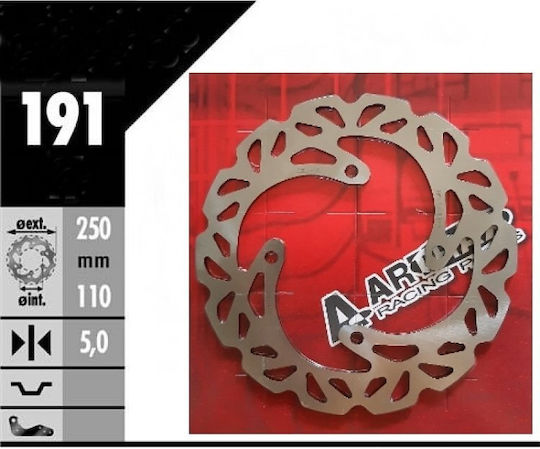Δισκοπλακα Z750 1000 07 Ζχ14 Πισω Artrax 191
