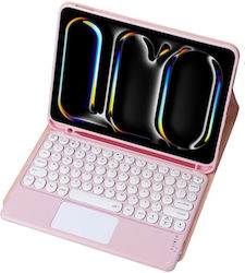 Bluetooth Keyboard Case Touchpad Ipad Pro 13 Gen5 Pink Bluetooth Keyboard Case Touchpad Ipad Pro 13 Gen5 Pink