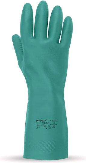 Galaxy Safety Solutions Safety Gloves Green Nitrile