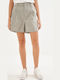 Women's Linen Shorts Gray