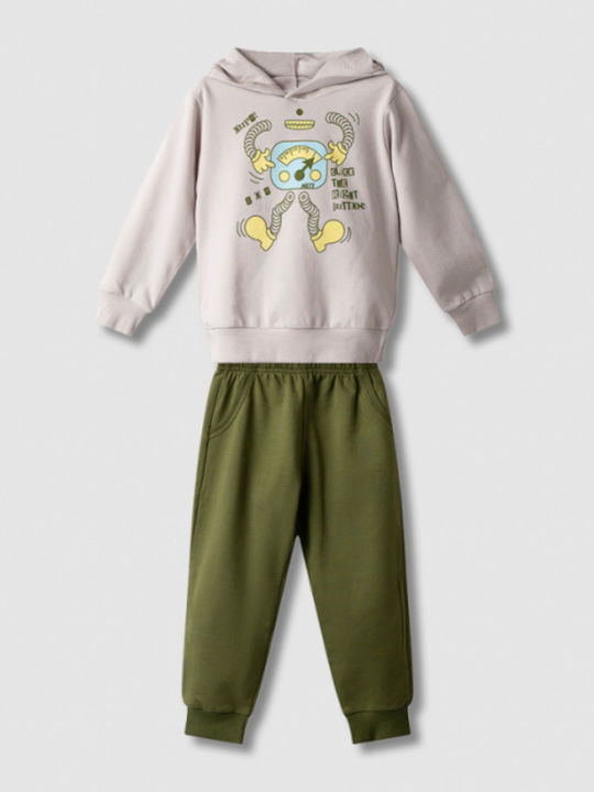 Nek Kids Wear Детски Комплект Анцуг Пагу/Маслинено