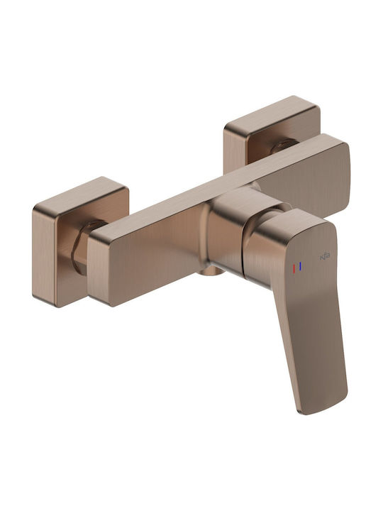 KFA Thermostatic Shower Mixing Faucet Rose Gold