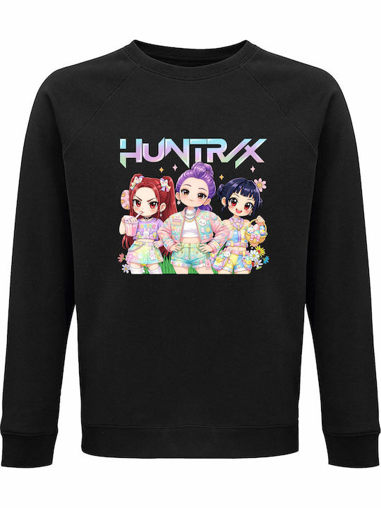 kirikoko Kinder-Sweatshirt Black Huntrix Kpop D...