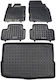 Car Floor Mats Trunk Set Volkswagen Touareg Ii 5-Door Non-Slip 5 Pieces