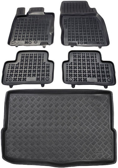 Car Floor Mats Trunk Set Volkswagen Touareg Ii 5-Door Non-Slip 5 Pieces