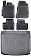 Car Floor Mats Trunk Set Renault Kadjar Non-Slip Bottom 5 Pieces